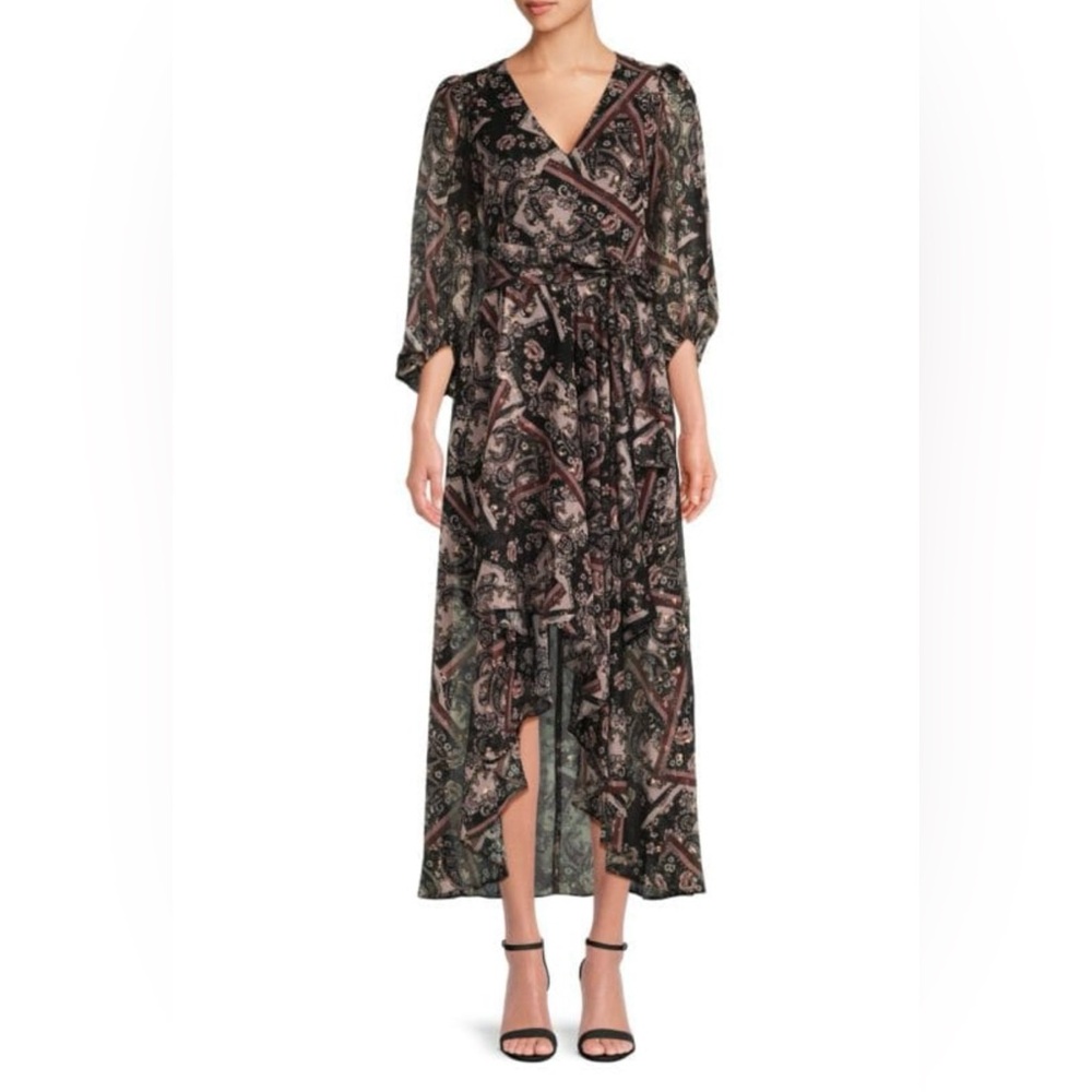 NWOT Eliza J High Low Chiffon Midi Dress from Nordstrom